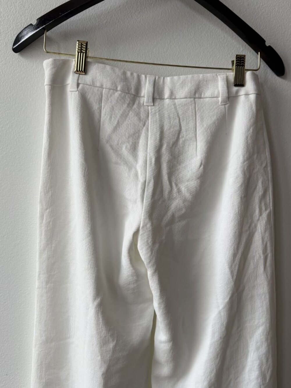 KOOKAÏ Oyster Core Low Rise Wide Leg Pant Natural White AU 6 US 2 - Picture 4 of 4